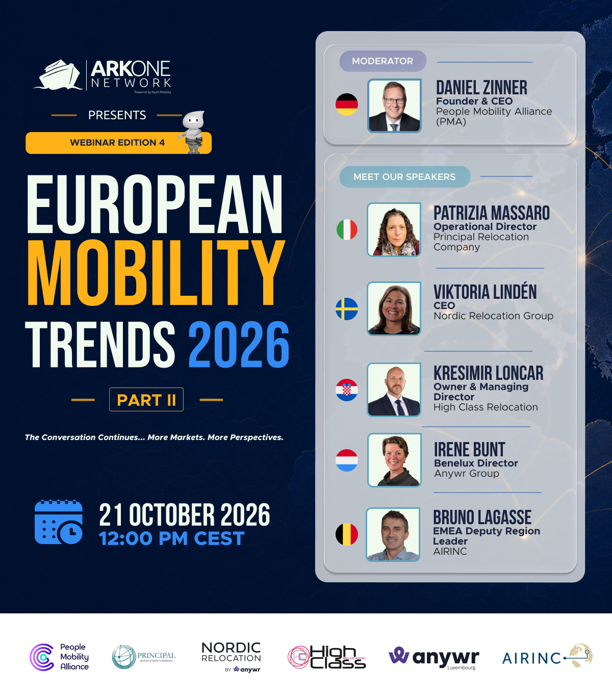 ARK ONE Network Webinar – Edition 4: European Mobility Trends 2026 – Part II